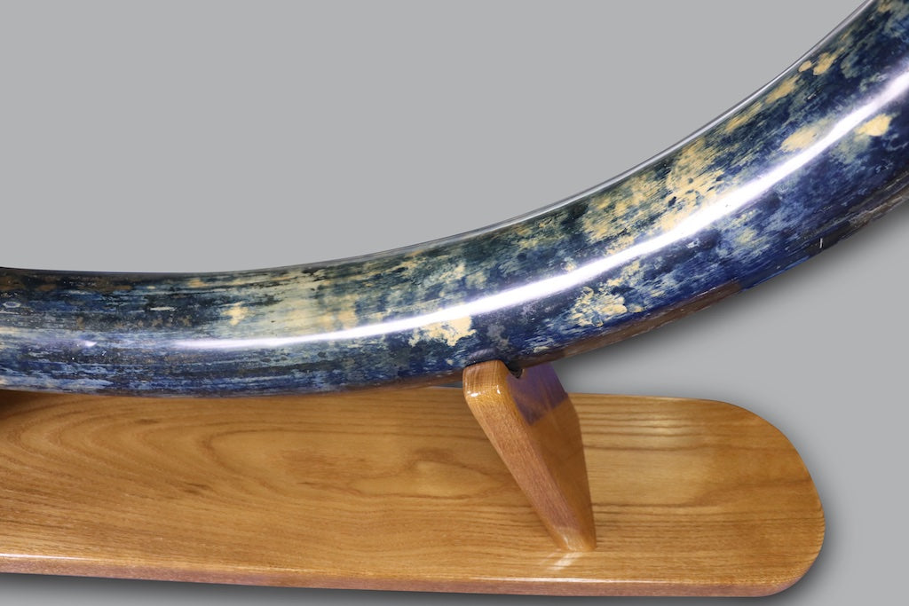 Huge Blue Mammoth Tusk For Sale - Alaska, 119 lbs. - Rare Vivianite ...